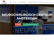Tablet Screenshot of neurochirurgischcentrumamsterdam.nl